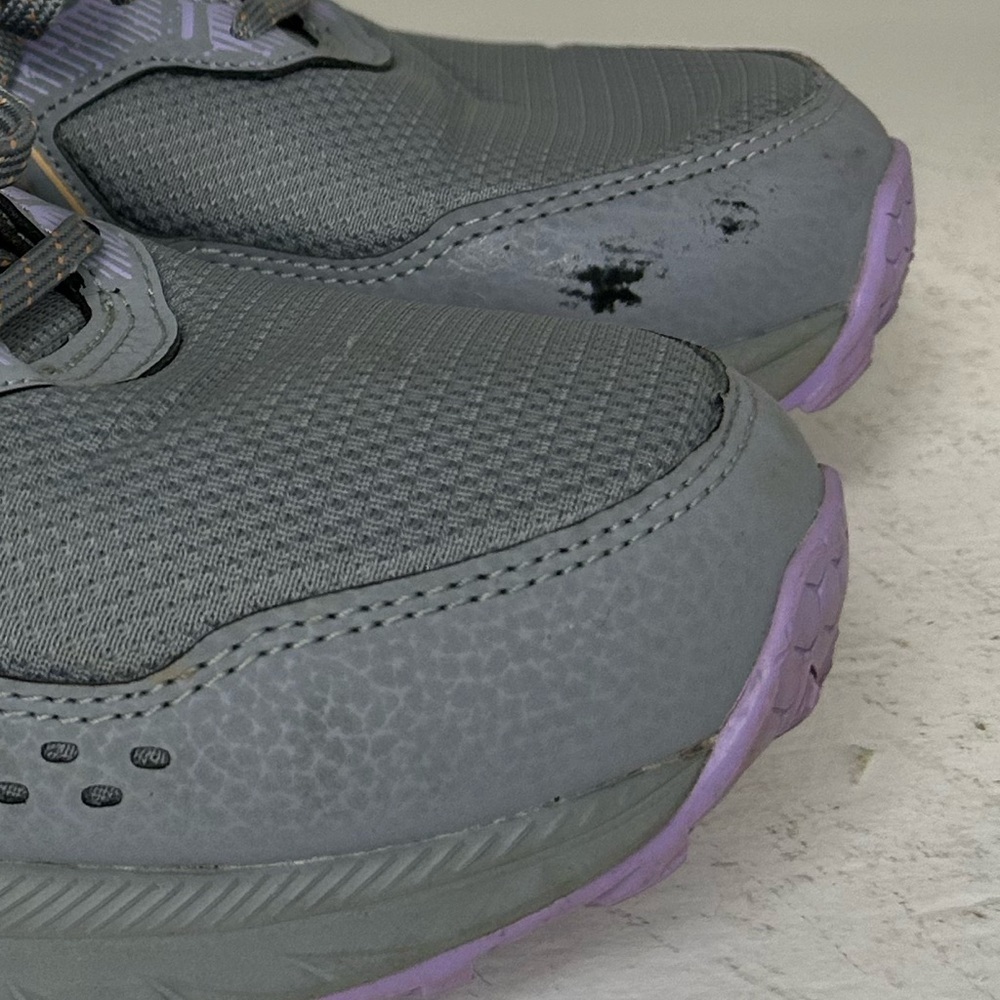 ASICS Women's Gray and Lavender Athletic Shoes - Picture 7 of 7